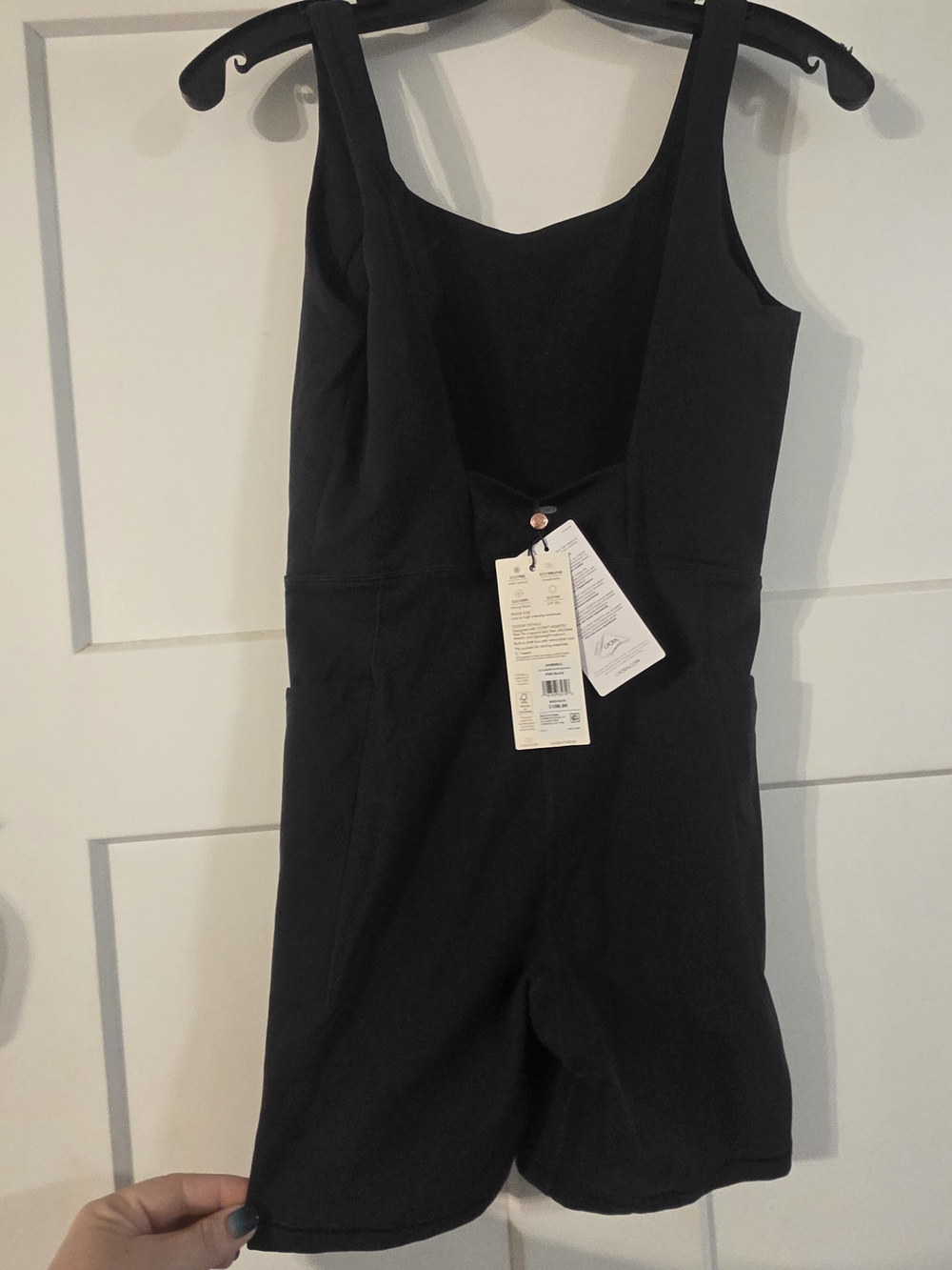 Calla Brand Women’s Black Sleeveless Short Romper Jumpsuit
